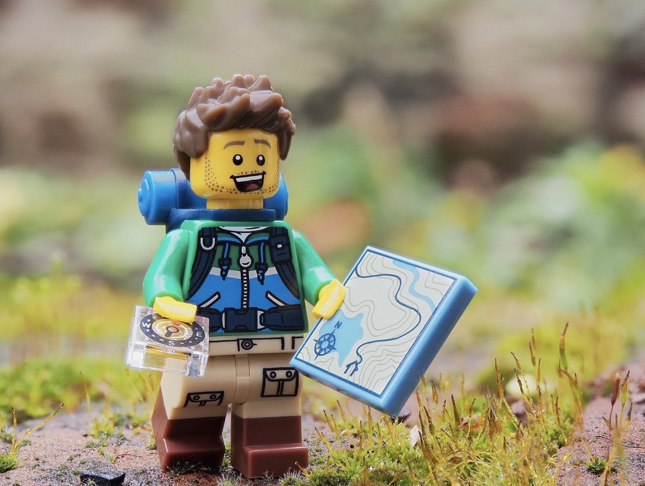 Personnage explorateur Lego pour jouer